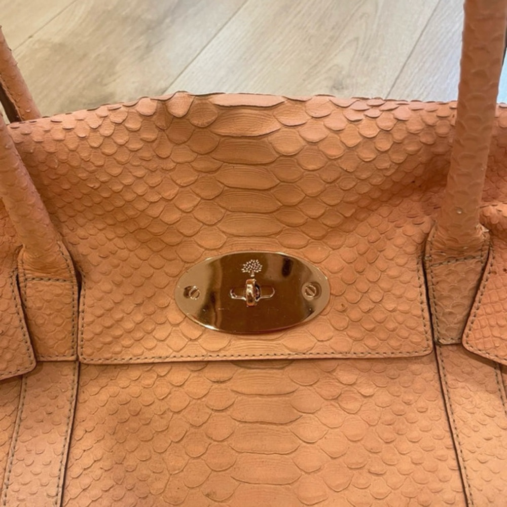 Mulberry Coral python east west Bayswater comes as is - Picture 2 of 6